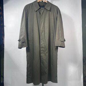 D'URBAN Olive Green Trench Coat with removable thermal long vest Size M